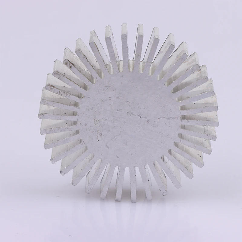 Description Picture 5 of itemCOB Radiator Diameter 50mm 3~7W High Power Led Heatsink Sunflower Solid Radiator Round Alloy Aluminum