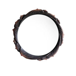 Chinese Bathroom Mirror Zen Lotus Wall-Mounted Bathroom Dressing Washstand Bathroom Accessories