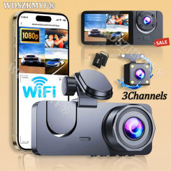 2/3 Channel 1080P Dash Cam for Cars WIFI&APP Car Dvr Camera G-sensor night vision Front inside Rear View Camera for Vehicle