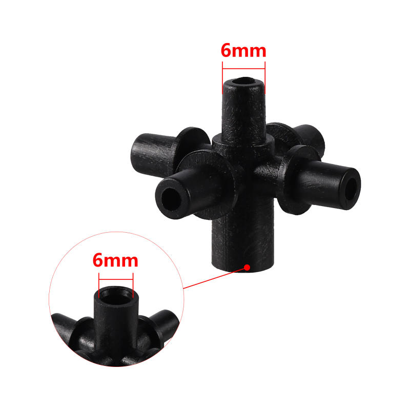 Description Picture 5 of item30Pcs 6Mm Interface 4/5/6/7 Way Multiple Multi-joint Hose Diverter Water Connector Garden Irrigation Pipe Connection Accessories