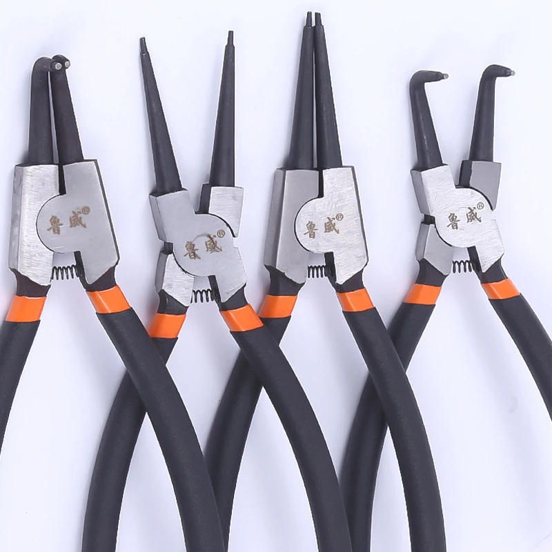 Description Picture 2 of item1pcs 7 inch Snap Ring Pliers Set Internal/External Circlip install uninstall Kits Snap Rings Puller Hand Circlip Plier