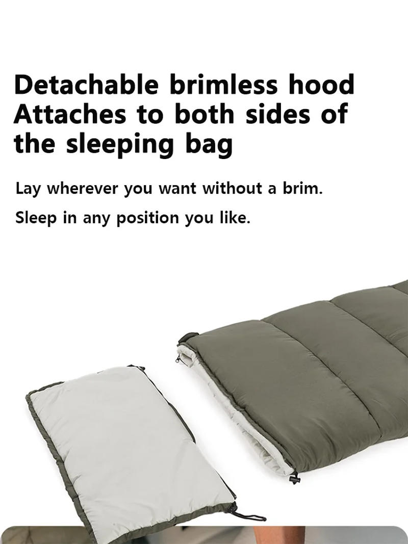 Description Picture 4 of itemNaturehike Hiking Sleeping Bag Camping Ultralight Winter Cotton Sleeping Bags Summer Splicable 2 In 1 Double Cotton Sleeping Bag