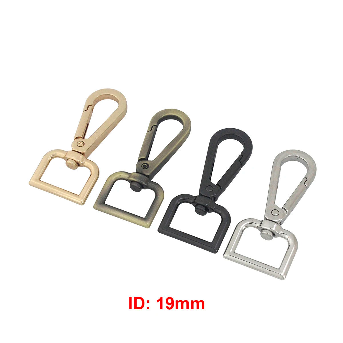 Description Picture 6 of item1pcs Metal Swivel Eye Snap Hook Trigger Clasps Clips for Leather Craft Bag Strap Belt Webbing Keychain Hooks Length 60mm 2-3/8"