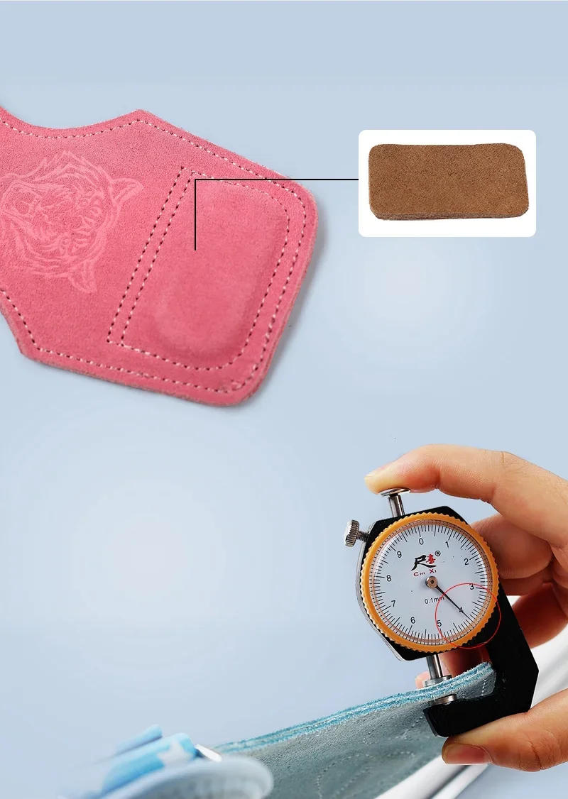 Description Picture 6 of itemCowhide Gloves for The Gym Weight Lifting Training Crossfit Fitness Workout Palm Protector Horizontal Bar Wrist Support