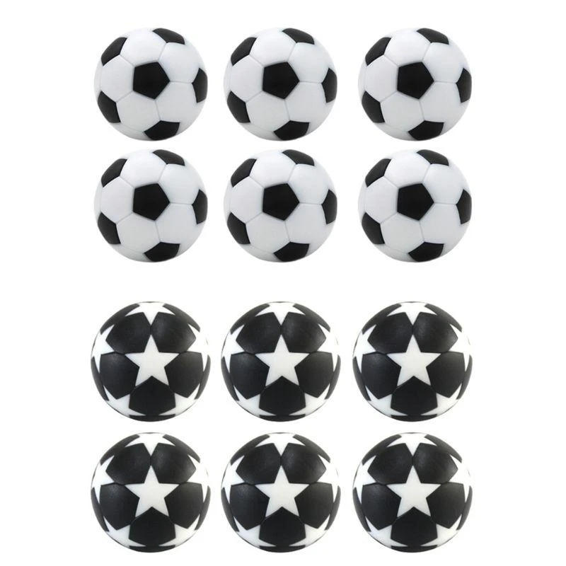 Description Picture 5 of item6pcs 32mm Table Soccer Mini Black & White Ball Kids Games Foosball Fussball