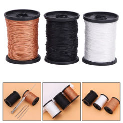 1Pc  6x4.5cm Nylon Sewing Thread Leather Sewing Waxed Thread For Shoe Repair White/black/brown Hand Sewn Tire Fishing Net Thread