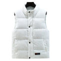 Men Sleeveless Jacket Men's Thickened Padded Stand Collar Vest Coat for Fall Winter Windproof Warm Sleeveless Waistcoat