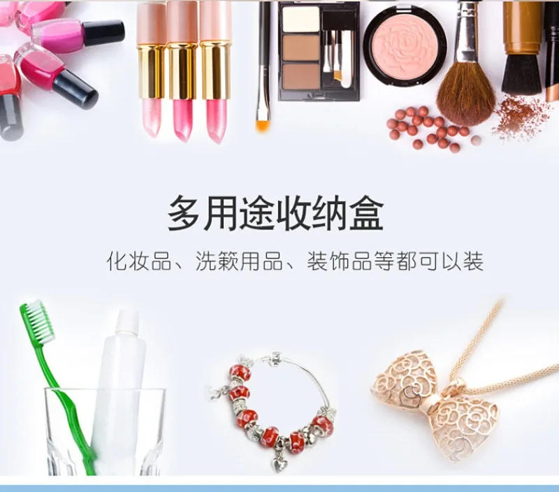 Description Picture 4 of itemHome Kitchen Drawer To Store Supplies Multifunctional Plastic Compartmentalized Storage Box 8set Makeup Storage Organization Box