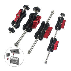 Brand New Articulating Magic Arm Dual Ballhead 1/4" Screw for DSLR Camera DV Monitor LED Video Light Tripod Live Hotshoe Bracket