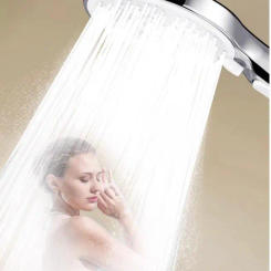 12CM Big Panel Handheld Shower Head 5 Modes Pressurized Water Saving Shower Head Faucet Replacement Bathroom Accessories