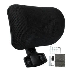 Office Chair Headrest Adjustable Computer Chair Headrest Computer Cushion Rest Retrofit Lift Neck Pillow Swivel Mesh Headrest