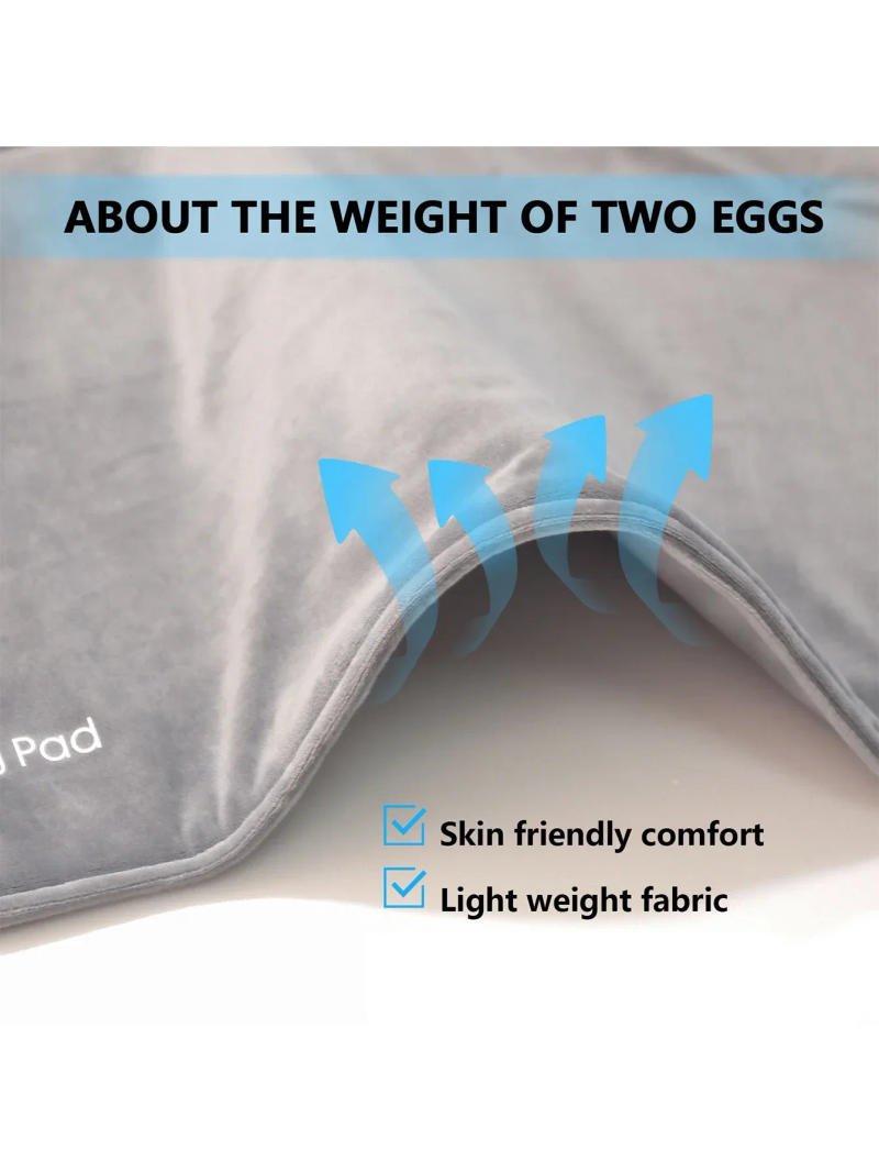 Description Picture 3 of itemUSB 5V Electric Heating Pad For Cramps & Back Pain Relief Heat Pad With 59 INCH Cable Mini Heated Blanket 19.6*11.8 INCH Blue