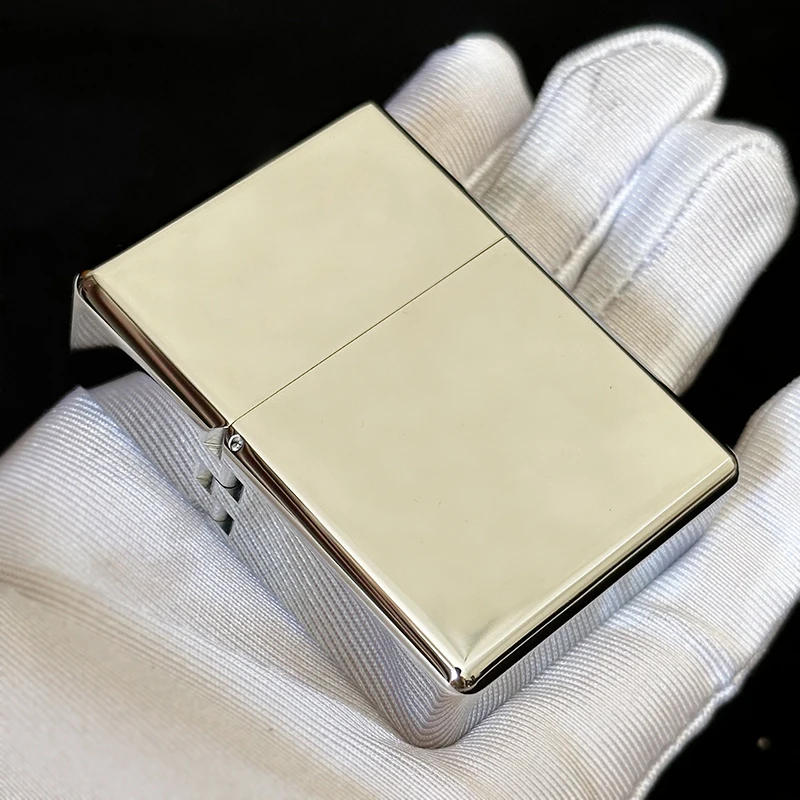 Description Picture 4 of item912 ZORRO 912S Heavy Duty Armor Brass/Titanium Windproof Kerosene Lighter; 3/5 Hinged Metal Gasoline Lighter Men's Gift