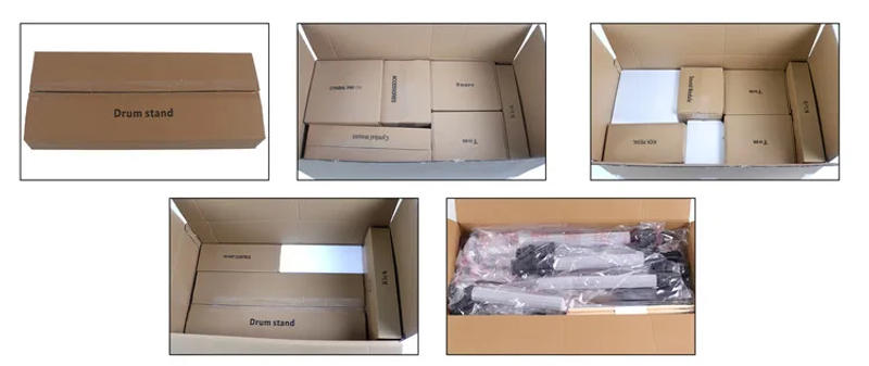 Description Picture 3 of itemElectronic Drum Set 4 Drums 3 Cymbals Full Silicone Electronic Drum Kit 180 Tones Percussion Music USB, MIDI,Headphone Interface