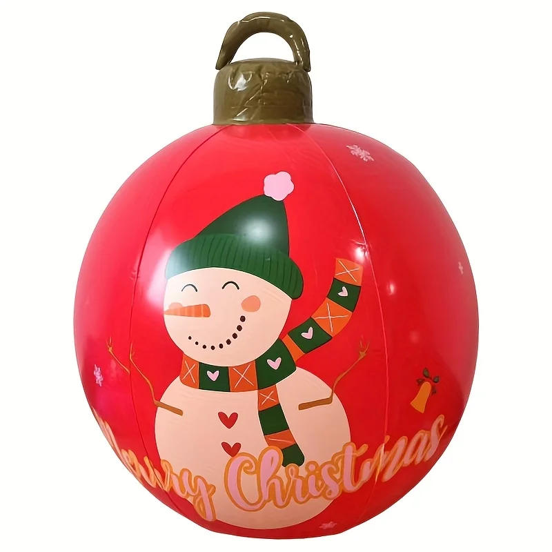 Description Picture 6 of item1Pcs Hot Sale Outdoor Christmas Inflatable Decorated Ball Pvc Giant Big Large Balls Xmas Tree Decorations Toy Ball Without Light