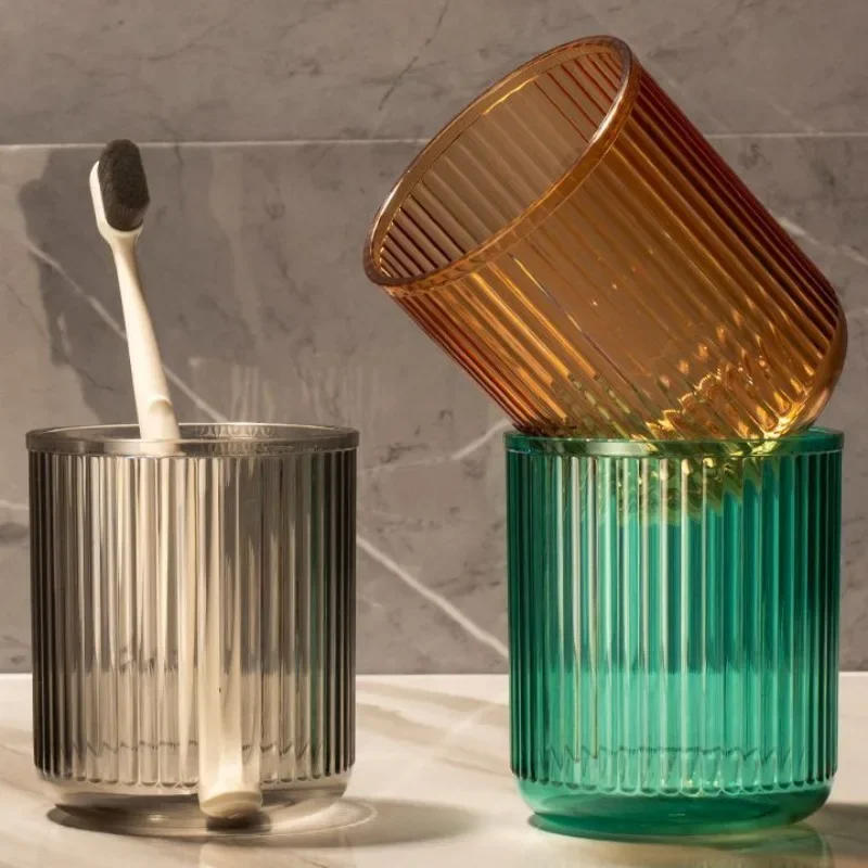 Description Picture 3 of itemBathroom Cup Simple Toothbrush Cup Hotel  Home Water Juice Cup Anti-fall Colorful Plastic Bathroom Free Shipping