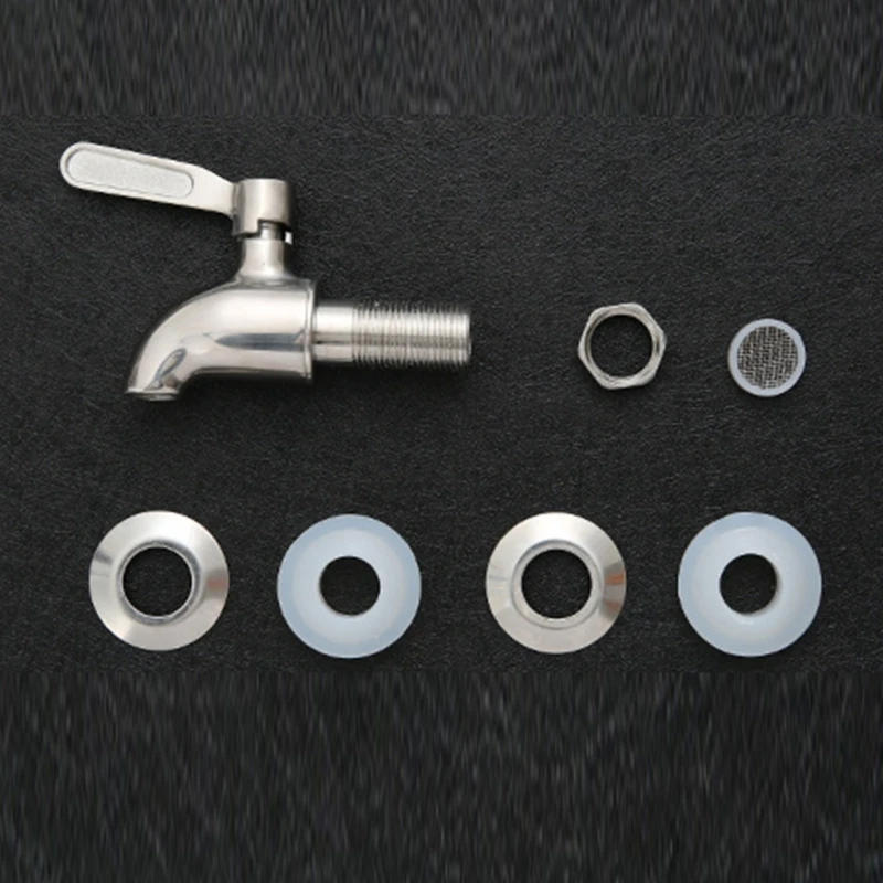 Description Picture 4 of itemStainless Steel Beverage Dispenser Spigot 12mm Easy Install Drink Faucet Simple Installation for Juice & Wine Barrels