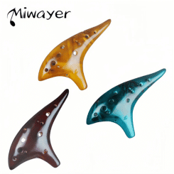 Miwayer Ocarina12 Tones Alto C High Quality Ocarina Classic Flute Musical Instrument Good Gift for Beginners Chinese Tao