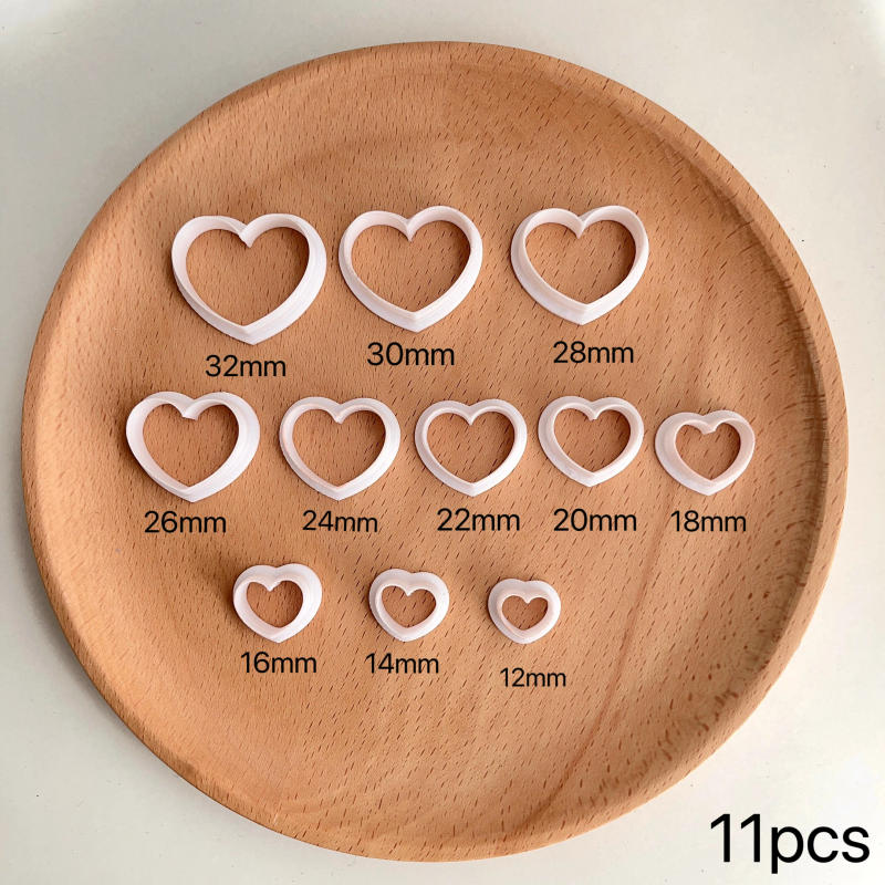 Description Picture 4 of itemValentine's Day Mini Soft Pottery Clay Mold LOVE Letter Earring Clay Cutters DIY Pendant Jewelry Making Tools Party Gifts Decor