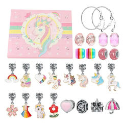 24 Days Christmas Countdown Calendar Jewelry Box 2024 Christmas Advent Calendar Girls Bracelets Accessories For New Year Gifts