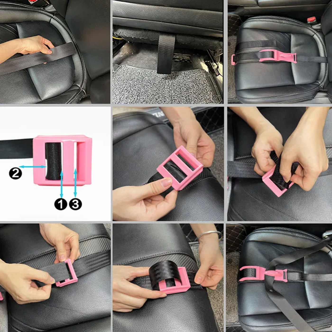 Description Picture 5 of itemPregnant Car Seat Belt Adjuster Comfort and Safety for Maternity Moms Belly Pregnancy seat belt Pregnant Woman Driving Safe Belt