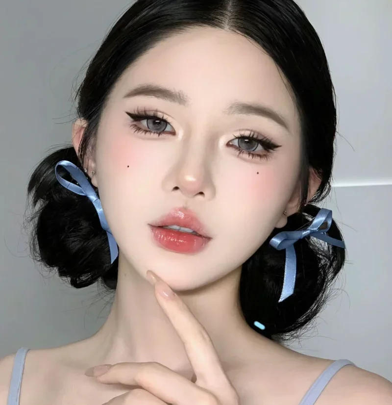 Description Picture 2 of itemManga Lashes Slender Transparent Stem Eye Lashes Natural False Eyelashes Novice Eyelash Supplies Korean Eyelashes Stick Makeup