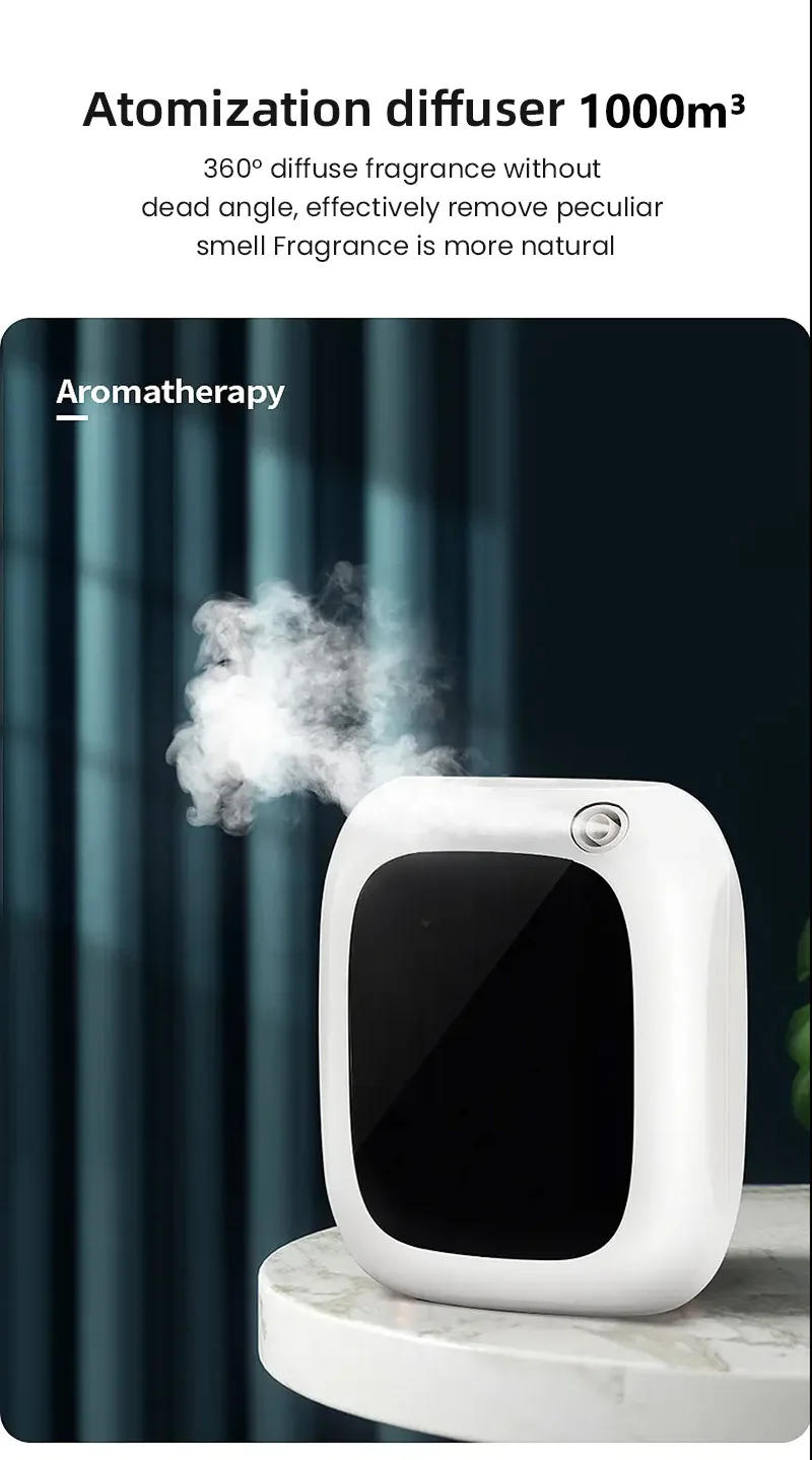 Description Picture 3 of itemBluetooth 100ml Essential Oils Diffuser Aromatherapy 1500m³ Home Fragrance Auto Flavor Room Aromatizer Electric Aromatic Oasis