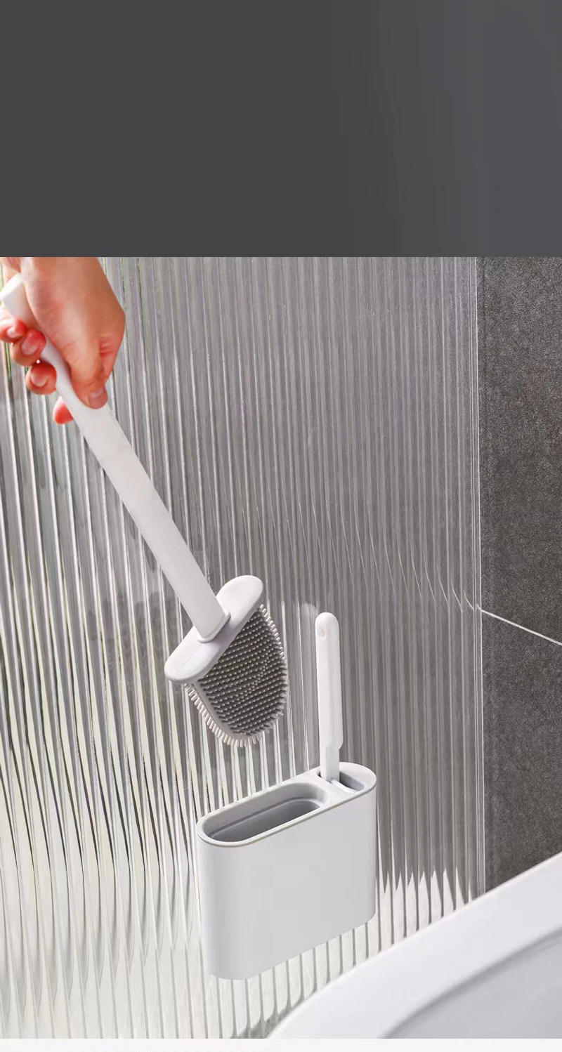 Description Picture 5 of itemPunch-free Multifunctional Toilet Toilet Toilet Brush Toilet Brush Household Silicone Cleaning Artifact Bathroom Accessories