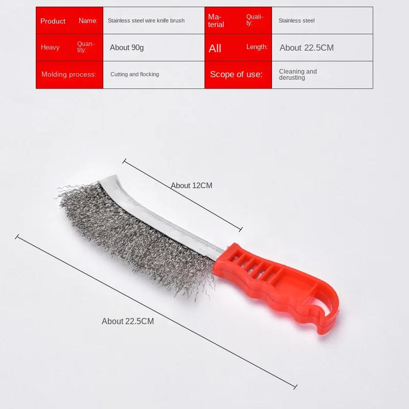 Description Picture 5 of itemMulti-function Tool Wire Brush Copper Plated (Stainless Steel Brush, 1PCS) Long Handle Kitchen Grill Special Plate Rust Removal