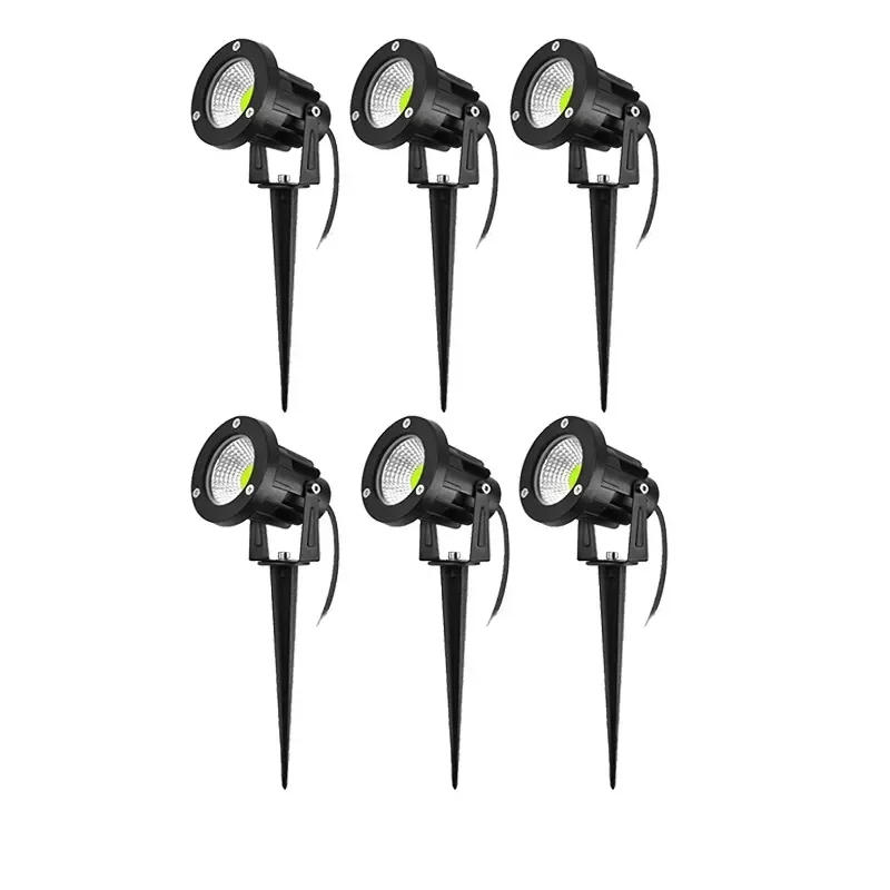 Description Picture 6 of item4-6PCS Outdoor IP65 LED Garden Lawn Light 10W Spike Landscape Lamp AC DC12V24V Path Bulb Warm White Green Spot Lights 220V110V