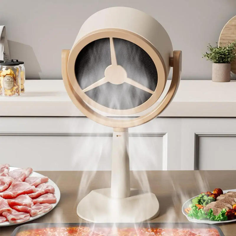 Description Picture 5 of itemDesktop Portable Range Hood BBQ Exhaust Extractor 5V 8W 3000mAh with 10 Filter Sponges Adjustable Angle for Indoor Hot Pot BBQ