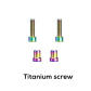 Titanium screw