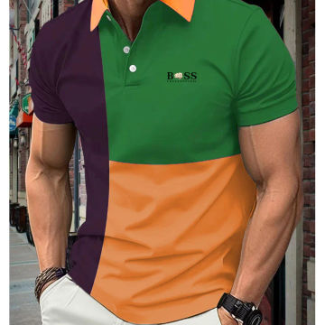 Men's new Polo shirt T-shirt New summer polo shirt men's short sleeve breathable casual T-shirt for men