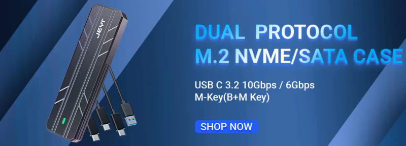 Description Picture 5 of itemJEYI 4 SSD to PCIE 4.0 Expansion Card, 4 NVMe M.2 M key SSD To PCIe X16 Adapter, up to 256 Gbps, Support Bifurcation Raid 0 1 5