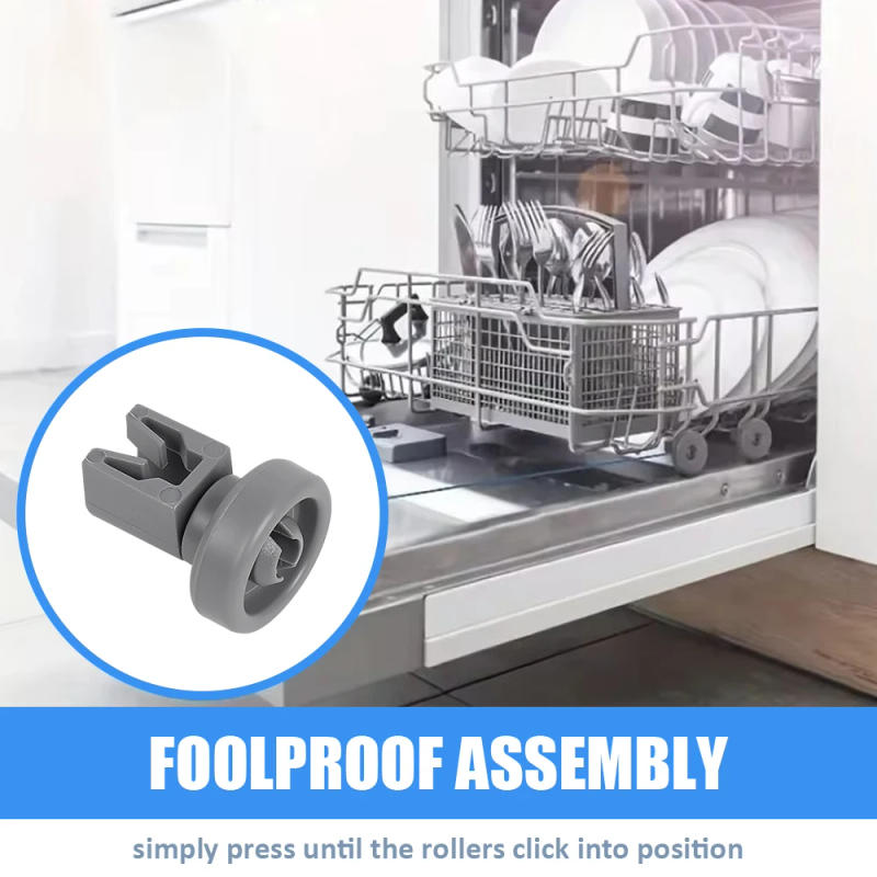 Description Picture 3 of item4PCS Dishwasher Top Basket Wheel for Aeg for Electrolux/Favorit for Privileg/Zanussi Dish Washer Basket Upper Wheel Kits Parts