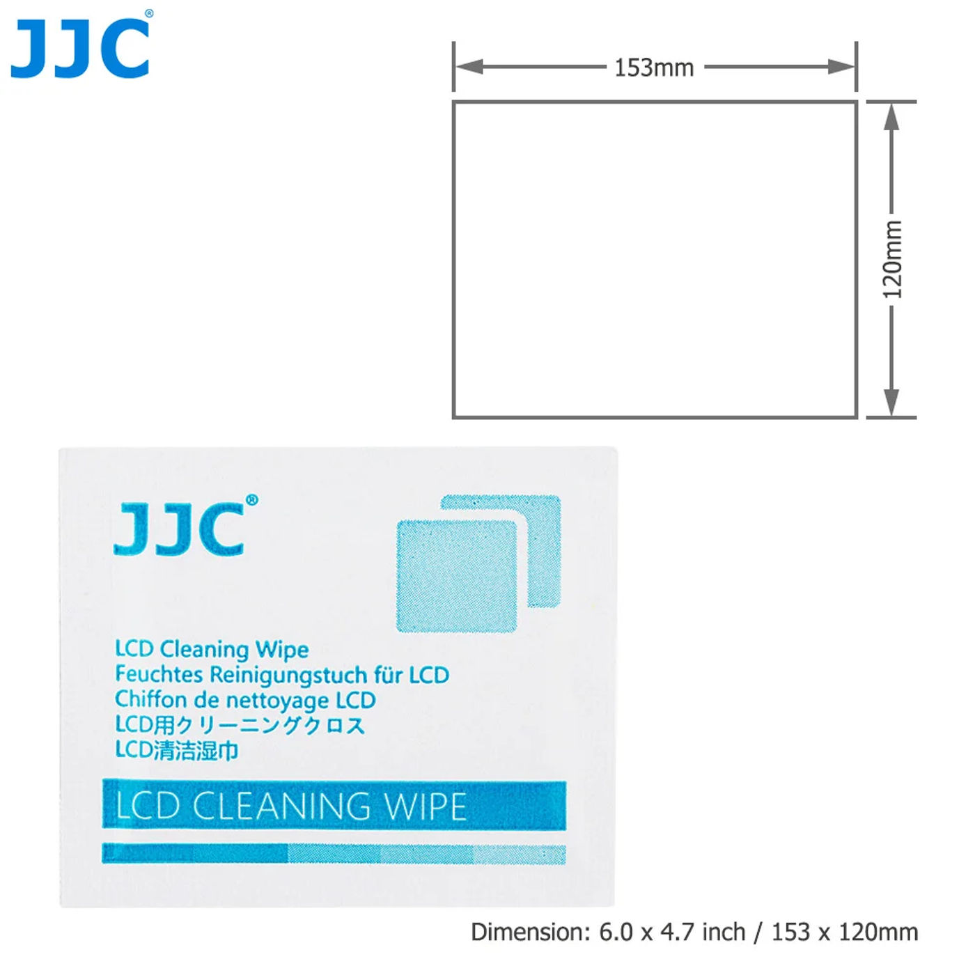 Description Picture 6 of itemJJC 110Pcs Moist Cleaning Wipe Glasses Cleaner Pre-moistened Lens Cleaning Cloths for Camera Lens, Eyeglass, Smart Phone, Tablet