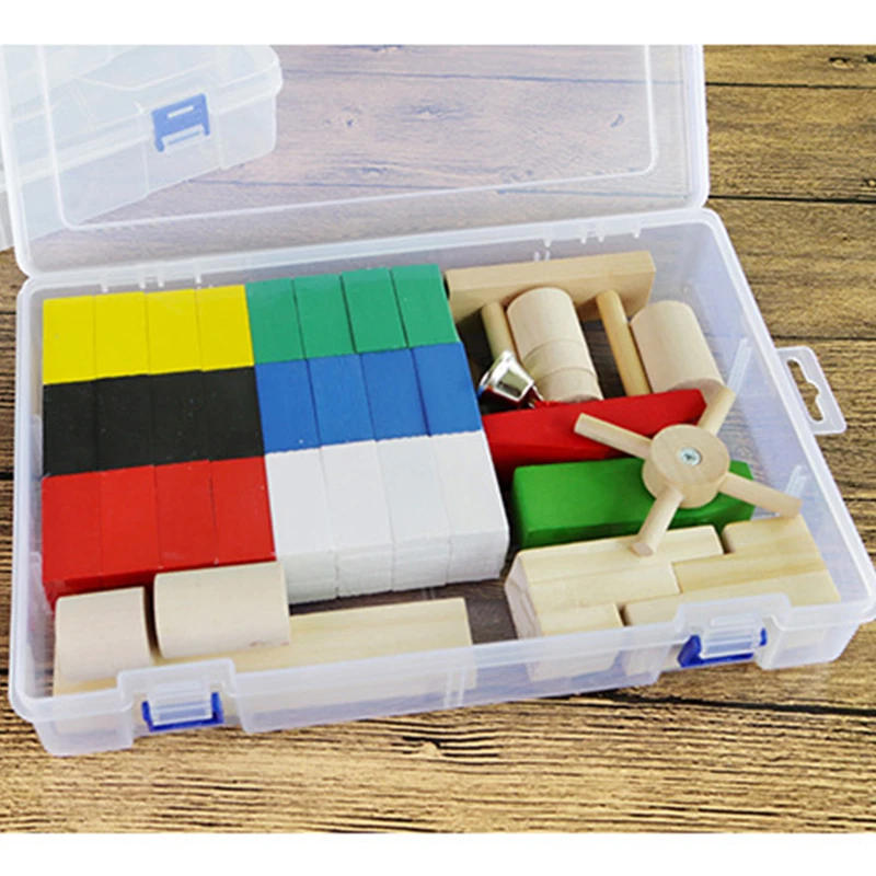 Description Picture 3 of itemMulti Grids Plastic Detachable Storage Boxes Bins for Tools&Jewelry&Fishing Gear&Screw Desk Organizer cajas de madera