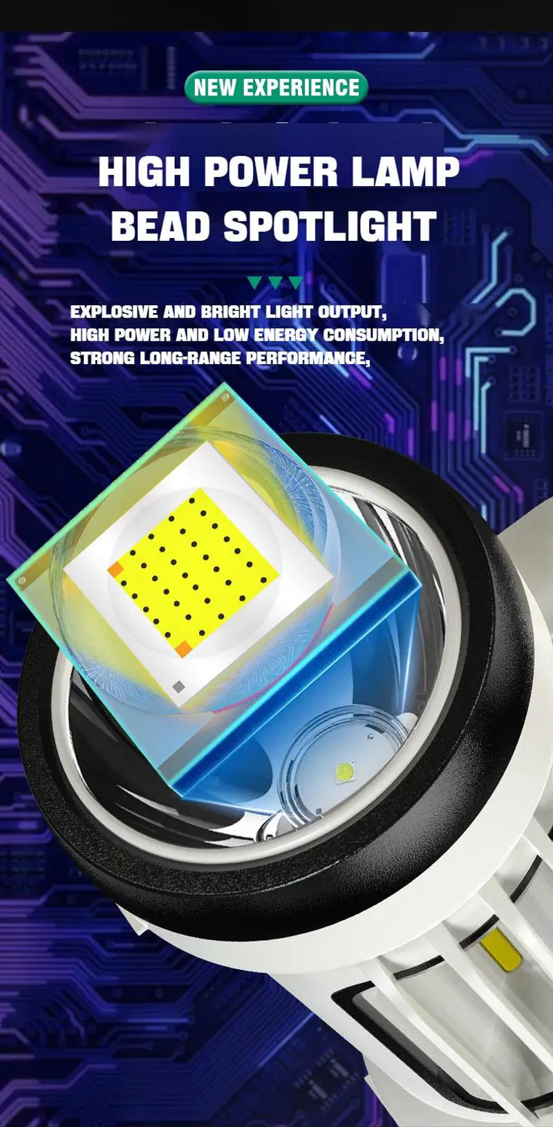 Description Picture 5 of itemC2 Camping LED Strong Light Hand Lamp USB Rechargeable Flashlight Portable Searchlight With COB Side Light Power Bank torch tool