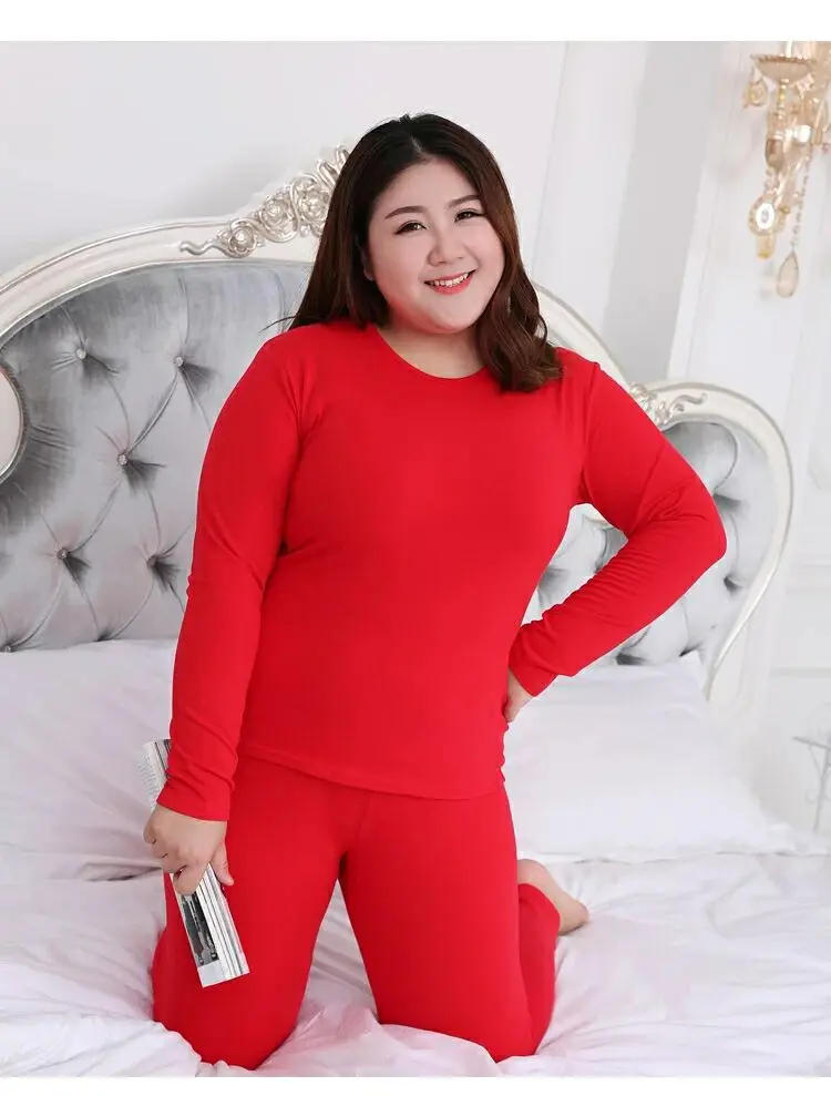 Description Picture 5 of itemPlus Size M-5XL Winter Warm Thermal Underwear Sets Sleepwear Ladies Intimates Women Shaped Sets Female Thermal Shaping Clothes