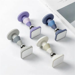 Door Suction Free Punch Door Stopper Anti-collision Silicone Bathroom Door Fixed Household Strong Magnetic Magnetic Door Stopper
