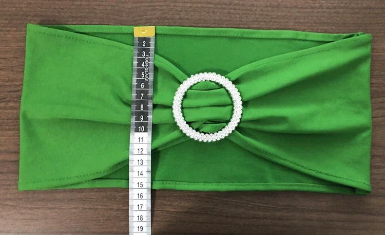 Description Picture 2 of item10pcs/lot Wedding Decoration Chair Sash Stretch Lycra Spandex Chair Bands For Birthday Party Dinner Banquet Chair Covers Decor