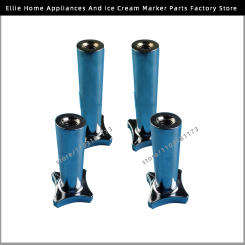 M8 2 Short + 2 Long Metal Screw Nuts Silver Color Spare Part Of Soft Ice Cream Machines