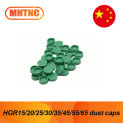 50pcs green caps plastic plug dust cover For HGR15 HGR20 HGR25 HGR30 HGR35 HGR45 HGR55 HGR65 Linear Rail Guides CNC Parts