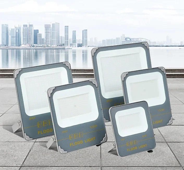 Description Picture 3 of itemLed Floodlight Courtyard Outdoor Waterproof Anti-glare Stadium Light Construction Site Lighting Spotlight Factory Workshop Light