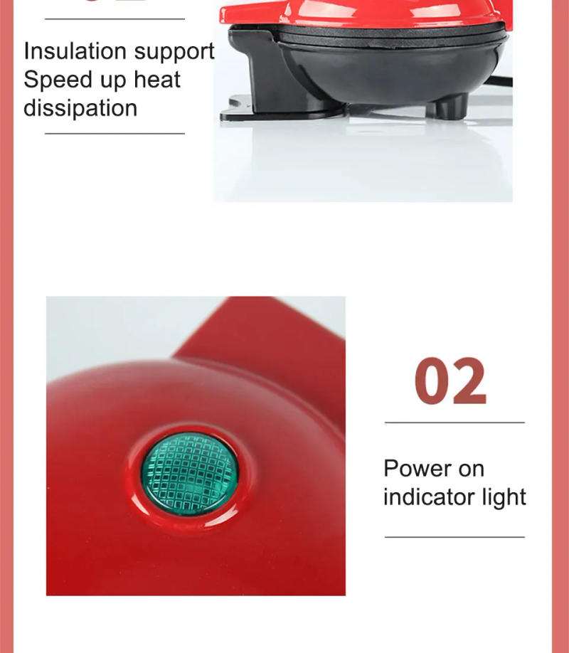 Description Picture 5 of item110V&220V Electric Mini Waffles Maker Machine Kitchen Cooking Appliance for Kids Breakfast Dessert  Pot    Small Fried Eggs