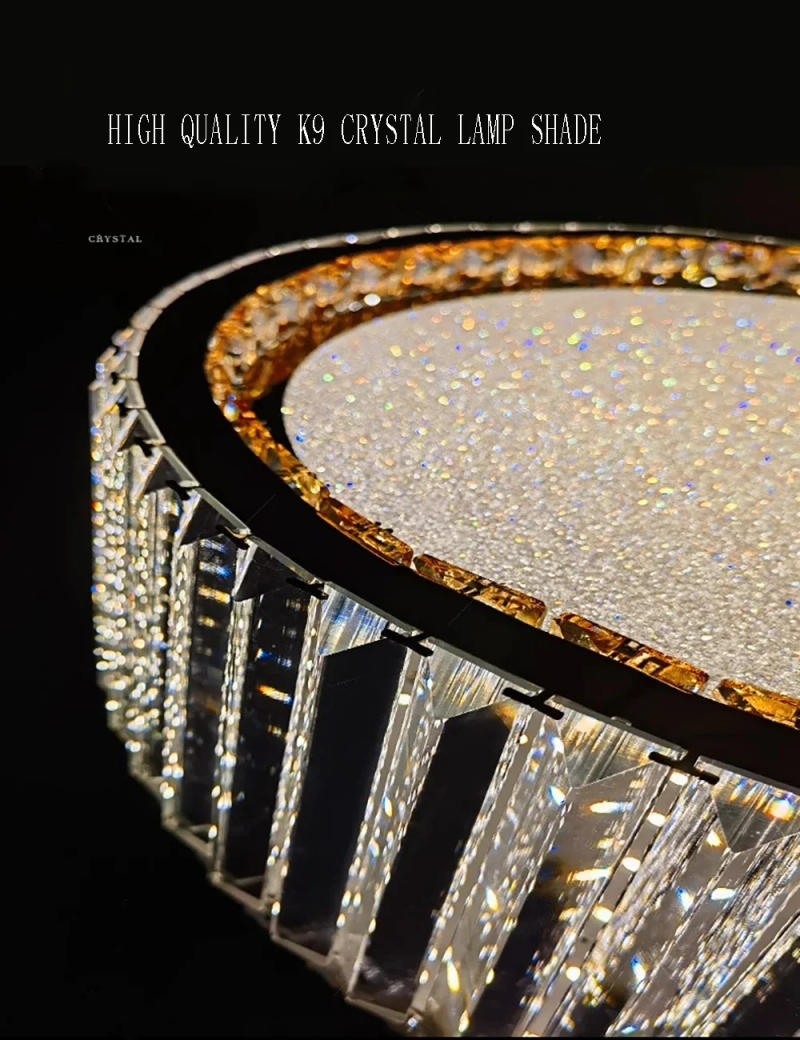 Description Picture 3 of itemLight Luxury Babysbreath Crystal Ceiling Lamp Villa Bedroom Ceiling Light for Living Room Dining Room Kitchen Home Decoration