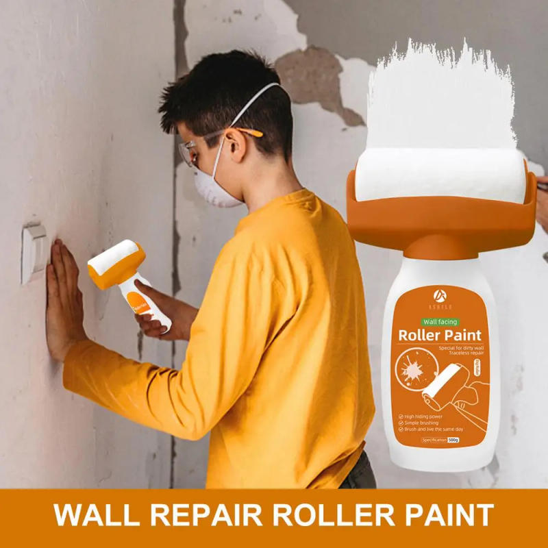 Description Picture 2 of itemWall Repair Roller Paint Net Odor Repair Paint Large Roller Brush Renovation Wall Spackle Roller Household Wall Graffiti Repair