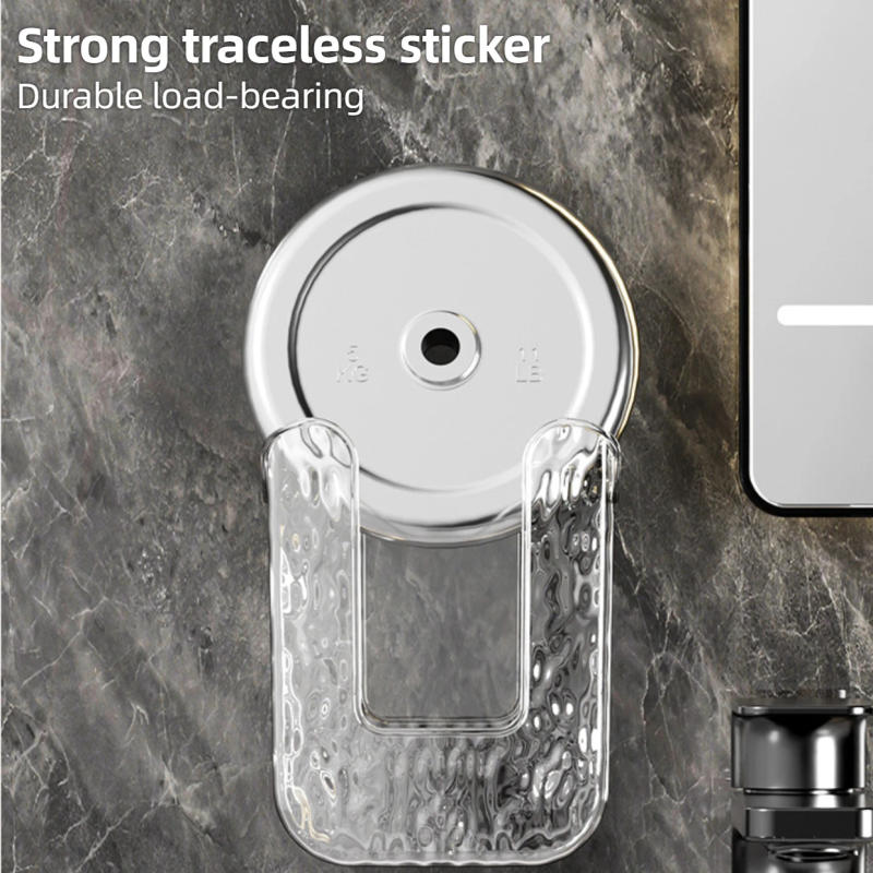 Description Picture 6 of itemKitchen Wipes Storage Box Wall Mounted Tissue Box Upside Down Punch Free Napkin Container Self-adhesive Plastic Storage Box