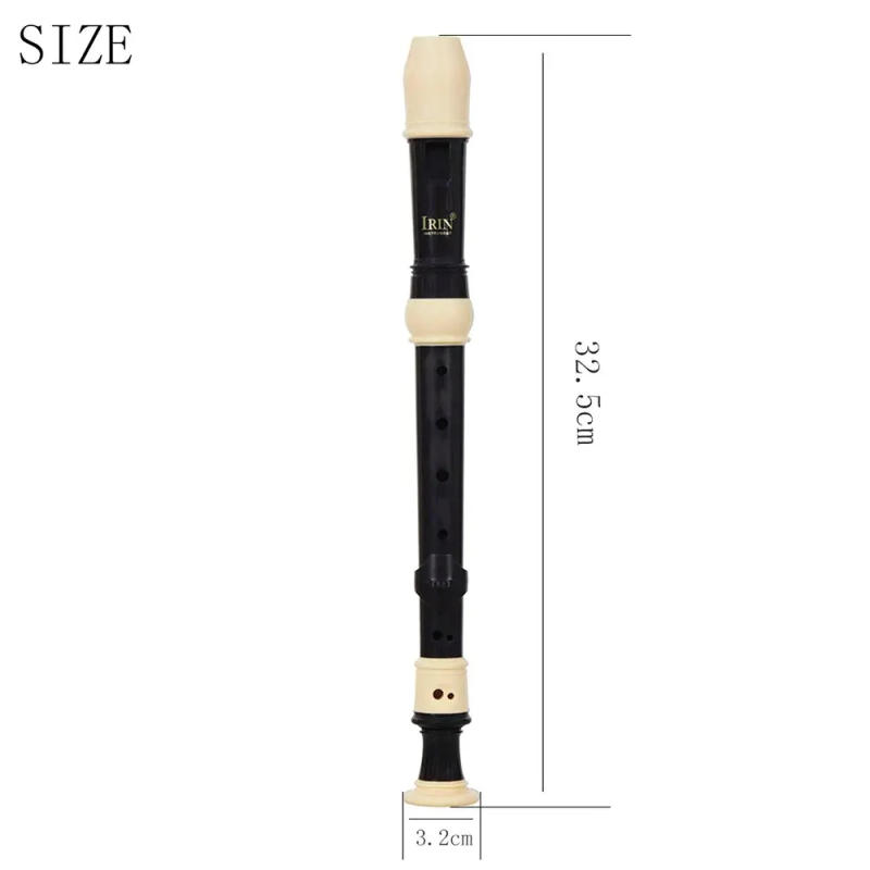 Description Picture 5 of itemIRIN Baroque Clarinet Woodwind Instrument Recorder Soprano Vertical Flute With Musical Instrument Accessories Beginner Gift