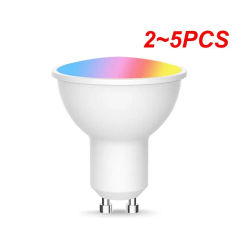 2~5PCS Tuya Gu10 Spotlight Wifi Smart Light Bulb For Alexa Home 5w RGB CW Wifi Smart Home Household APP Control Lighting Bulb